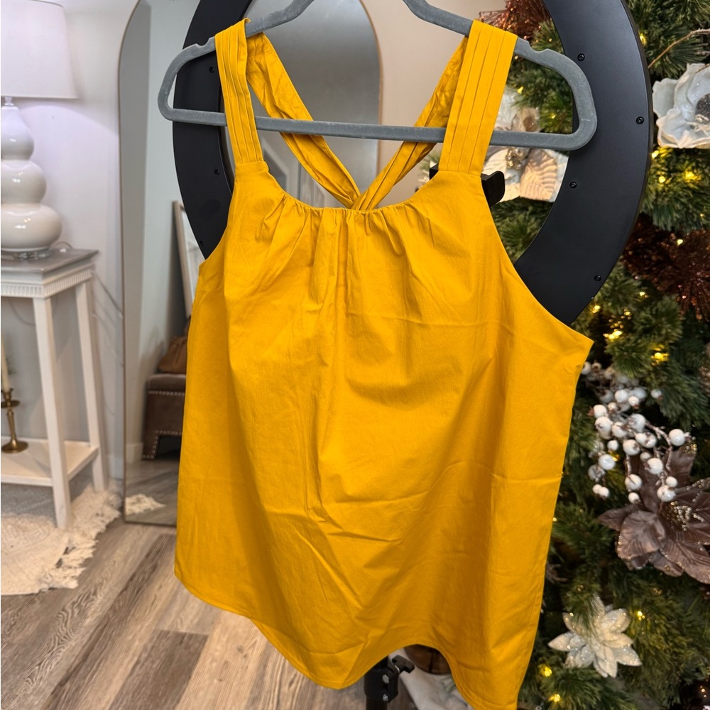 Banana Republic Mustard Yellow Tank Top